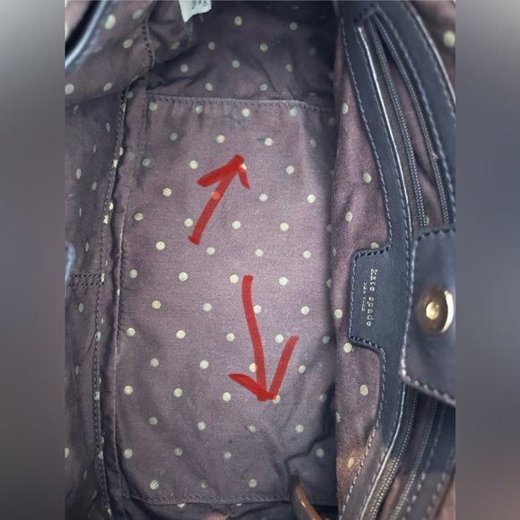 Kate Spade Zebra Print Canvas Handbag with Brown Leather Accents - Picture 12 of 16